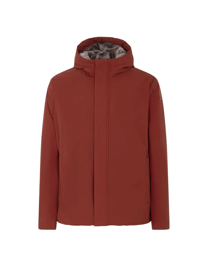 SUNS Giubbotto Uomo GBS53046U MONTEBIANCO FUR AI 25/26 corto con cappuccio e interno eco pelliccia V1 BORDEAUX SUNS Giubbotto Uomo GBS53046U MONTEBIANCO FUR AI 25/26 corto con cappuccio e interno eco pelliccia V1 BORDEAUX