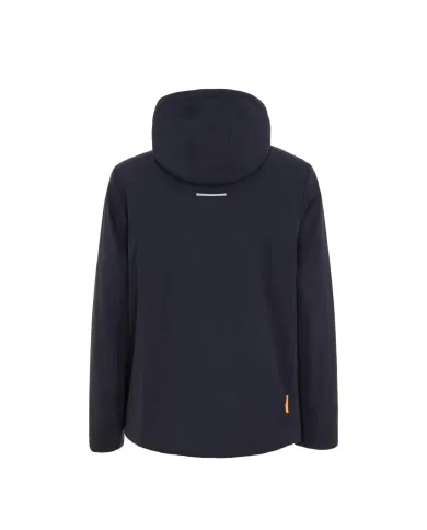 SUNS Giubbotto Uomo GBS53046U MONTEBIANCO FUR AI 25/26 corto con cappuccio e interno eco pelliccia V3 DARK BLU