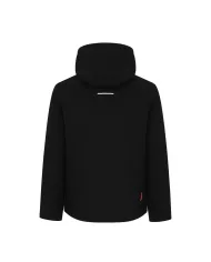 SUNS Giubbotto Uomo GBS53046U MONTEBIANCO FUR AI 25/26 corto con cappuccio e interno eco pelliccia V4 BLACK