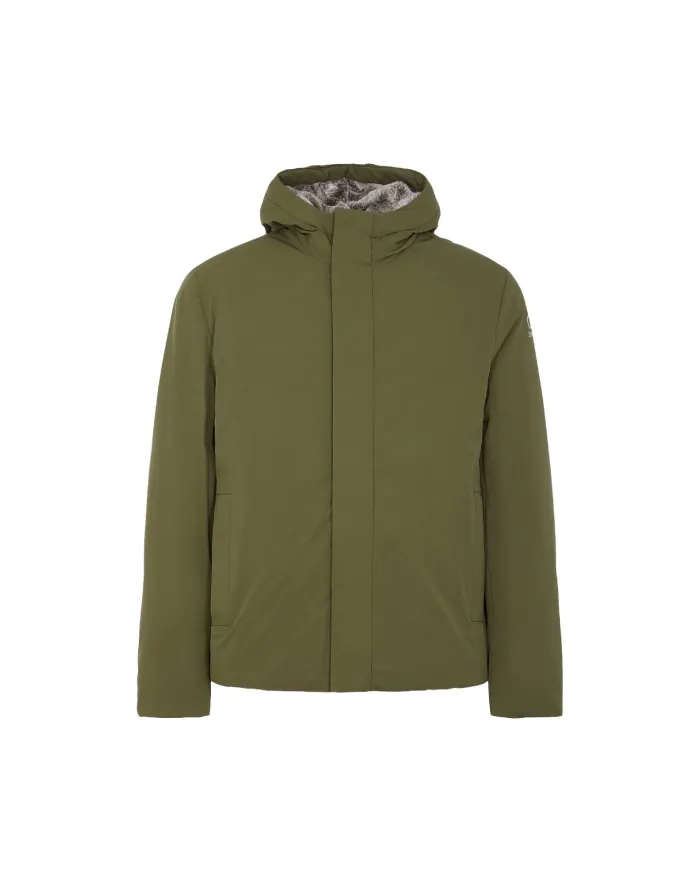SUNS Giubbotto Uomo GBS53046U MONTEBIANCO FUR AI 25/26 corto con cappuccio e interno eco pelliccia V5 ARMY SUNS Giubbotto Uomo GBS53046U MONTEBIANCO FUR AI 25/26 corto con cappuccio e interno eco pelliccia V5 ARMY