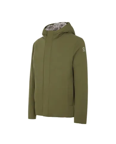 SUNS Giubbotto Uomo GBS53046U MONTEBIANCO FUR AI 25/26 corto con cappuccio e interno eco pelliccia V5 ARMY