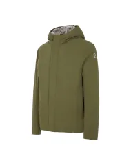SUNS Giubbotto Uomo GBS53046U MONTEBIANCO FUR AI 25/26 corto con cappuccio e interno eco pelliccia V5 ARMY