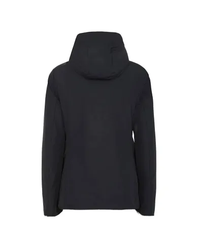 SUNS Giubbotto Donna GBS63023D ALYA FUR AI 25/26 corto con cappuccio ed eco pelliccia interna V2 BLACK SUNS Giubbotto Donna GBS63023D ALYA FUR AI 25/26 corto con cappuccio ed eco pelliccia interna V2 BLACK