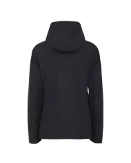 SUNS Giubbotto Donna GBS63023D ALYA FUR AI 25/26 corto con cappuccio ed eco pelliccia interna V2 BLACK