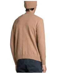 IMPURE Cardigan Uomo CHAD WN8 AI 2025/2026 in misto lana con bottoni a contrasto 244 ALMOND