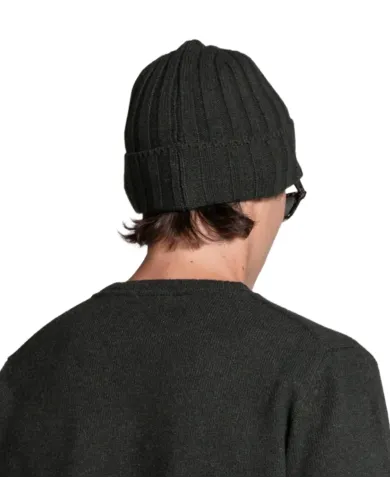 IMPURE Cappellino Uomo LAY WN8 AI 25/26 in lana a coste con risvolto 04 DK.GREEN IMPURE Cappellino Uomo LAY WN8 AI 25/26 in lana a coste con risvolto 04 DK.GREEN