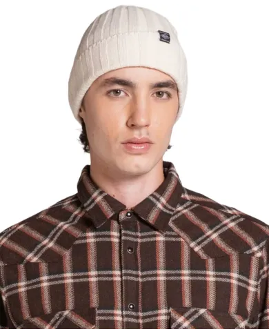 IMPURE Cappellino Uomo LAY WN8 AI 25/26 in lana a coste con risvolto 23 OFF WHITE IMPURE Cappellino Uomo LAY WN8 AI 25/26 in lana a coste con risvolto 23 OFF WHITE
