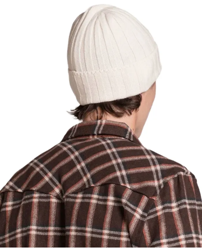 IMPURE Cappellino Uomo LAY WN8 AI 25/26 in lana a coste con risvolto 23 OFF WHITE IMPURE Cappellino Uomo LAY WN8 AI 25/26 in lana a coste con risvolto 23 OFF WHITE