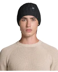 IMPURE Cappellino Uomo LAY WN8 AI 25/26 in lana a coste con risvolto 11 BLACK BOARD