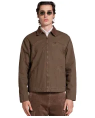 IMPURE Giacca Uomo ORION CNV AI 25/26 in canvas con colletto in velluto 29 BROWN