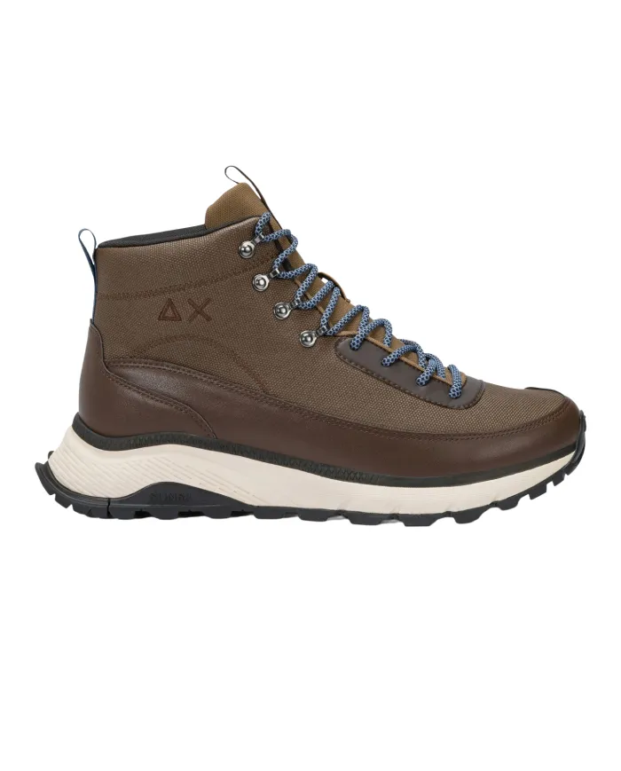 SUN68 Sneakers Uomo Z45131 FIRE & CAMPING WIN AI 25/26 stile running con stringhe effetto corda 93 VOLPE SUN68 Sneakers Uomo Z45131 FIRE & CAMPING WIN AI 25/26 stile running con stringhe effetto corda 93 VOLPE