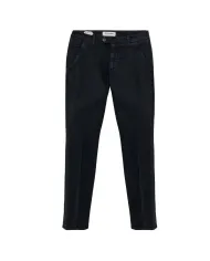 ROY ROGER'S Pantalone Uomo RRU013C8700112 NEW ROLF AI 25/26 in cotone gabardina slim fit 048 BLUE NAVY