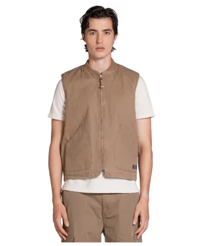 IMPURE Gilet Uomo TERRY CNV2 AI 25/26 cotone con tasche laterali 24 KAKI IMPURE Gilet Uomo TERRY CNV2 AI 25/26 cotone con tasche laterali 24 KAKI