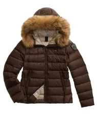 BLAUER Piumino Donna 25WBLDC03099 006047 ARCADIA AI 25/26 nylon trapuntato con cappuccio 365EI CASTAGNA int BEIGE