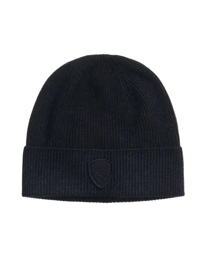 BLAUER Berretto Uomo 25WBLUA05296-005794 OLIVER AI 25/26 tinto in capo a costina 888 BLU BLAUER Berretto Uomo 25WBLUA05296-005794 OLIVER AI 25/26 tinto in capo a costina 888 BLU