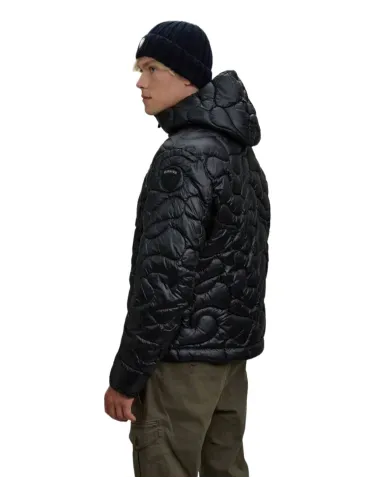 BLAUER Piumino Uomo 25WBLUC02077-006943 HAMLET AI 25/26 con cappuccio ed ondina camouflage 999 NERO BLAUER Piumino Uomo 25WBLUC02077-006943 HAMLET AI 25/26 con cappuccio ed ondina camouflage 999 NERO