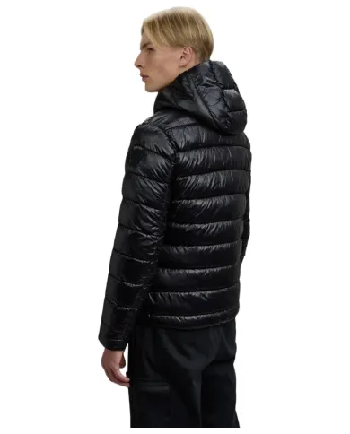 BLAUER Piumino Uomo 25WBLUC02079-A05958 ADAMS AI 25/26 con cappuccio e motivo check 999EI NERO int BEIGE BLAUER Piumino Uomo 25WBLUC02079-A05958 ADAMS AI 25/26 con cappuccio e motivo check 999EI NERO int BEIGE