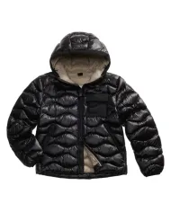 BLAUER Piumino Uomo 25WBLUC02080 005958 BRYANT AI 25/26 a ondina con cappuccio e taschino 999EI NERO int BEIGE