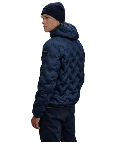 BLAUER Piumino Uomo 25WBLUC03233-007308 PIERY AI 25/26 in piuma con cuciture ad angoli e cappuccio 888TB BLU int TABACCO BLAUER Piumino Uomo 25WBLUC03233-007308 PIERY AI 25/26 in piuma con cuciture ad angoli e cappuccio 888TB BLU int TABACCO
