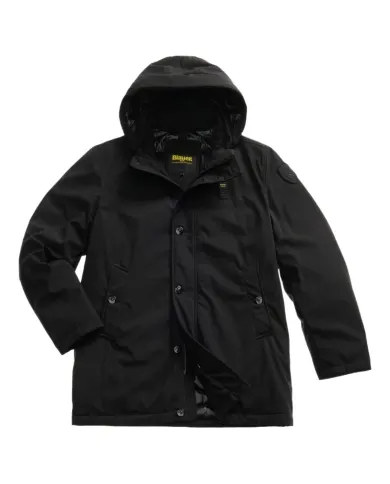 BLAUER Parka Uomo 25WBLUK03142-005480 CHESTER AI 25/26 lungo con cappuccio removibile 999 NERO BLAUER Parka Uomo 25WBLUK03142-005480 CHESTER AI 25/26 lungo con cappuccio removibile 999 NERO