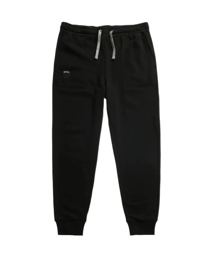 BLAUER Pantalone Uomo 25WBLUP01189-006948 WALK AI 25/26 gym con patch 999 NERO BLAUER Pantalone Uomo 25WBLUP01189-006948 WALK AI 25/26 gym con patch 999 NERO