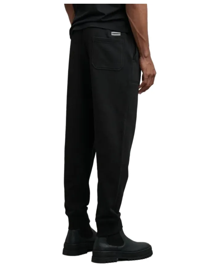 BLAUER Pantalone Uomo 25WBLUP01189 006948 WALK AI 25/26 gym con patch 999 NERO
