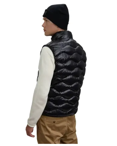 BLAUER Gilet Uomo 25WBLUX02081-005958 DANNY AI 25/26 con trapuntatura ad onde 999EI NERO int BEIGE BLAUER Gilet Uomo 25WBLUX02081-005958 DANNY AI 25/26 con trapuntatura ad onde 999EI NERO int BEIGE