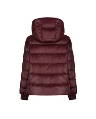 AFTER LABEL Piumino Donna BLAINEN5185 AI 25/26 lucido con cappuccio in piuma e nylon 690 BORDEAUX