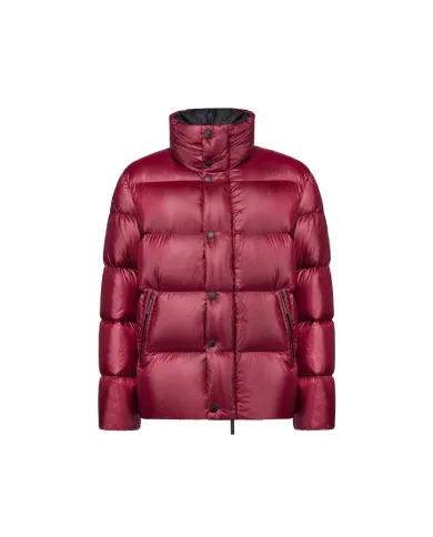 AFTER LABEL Piumino uomo CHAMONIXN051 AI 25/26 a collo alto in nylon lucido 490 BORDEAUX AFTER LABEL Piumino uomo CHAMONIXN051 AI 25/26 a collo alto in nylon lucido 490 BORDEAUX