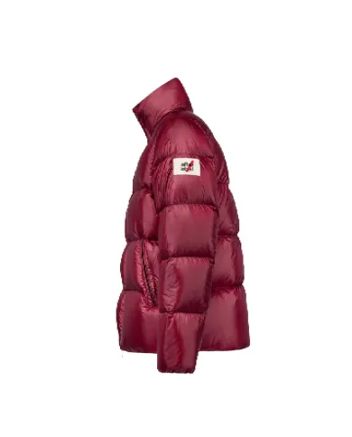 AFTER LABEL Piumino uomo CHAMONIXN051 AI 25/26 a collo alto in nylon lucido 490 BORDEAUX AFTER LABEL Piumino uomo CHAMONIXN051 AI 25/26 a collo alto in nylon lucido 490 BORDEAUX