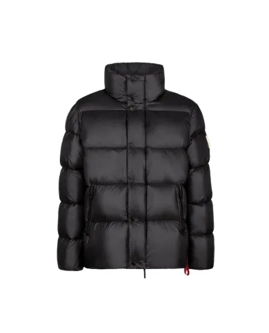 AFTER LABEL Piumino uomo CHAMONIXN051 AI 25/26 a collo alto in nylon lucido 999 NERO AFTER LABEL Piumino uomo CHAMONIXN051 AI 25/26 a collo alto in nylon lucido 999 NERO