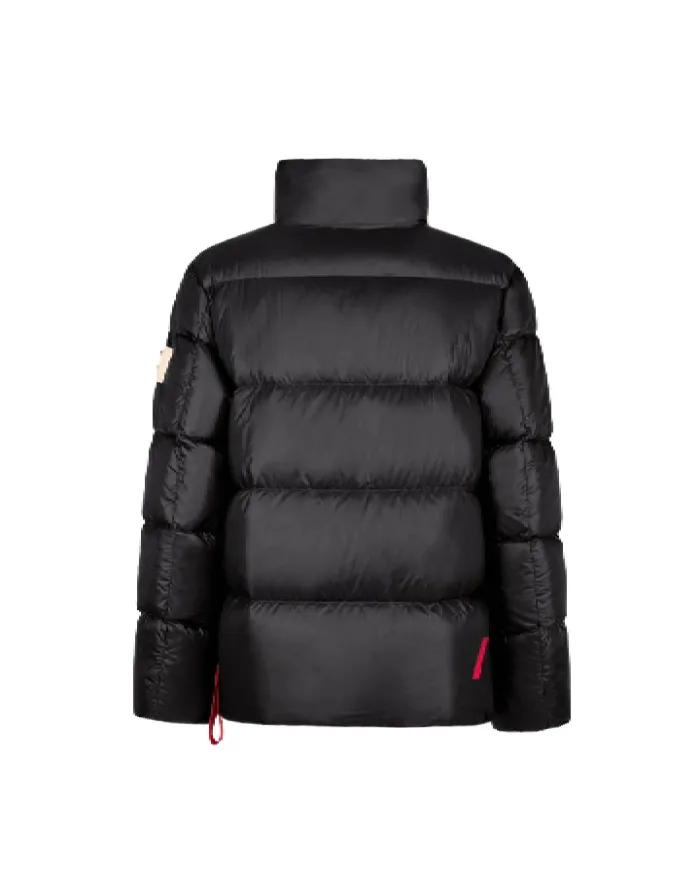 AFTER LABEL Piumino uomo CHAMONIXN051 AI 25/26 a collo alto in nylon lucido 999 NERO AFTER LABEL Piumino uomo CHAMONIXN051 AI 25/26 a collo alto in nylon lucido 999 NERO