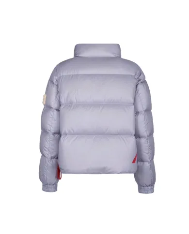 AFTER LABEL Piumino Donna TURKUN051 AI 25/26 a collo alto in piuma d'oca e nylon lucido 710 CELESTE AFTER LABEL Piumino Donna TURKUN051 AI 25/26 a collo alto in piuma d'oca e nylon lucido 710 CELESTE