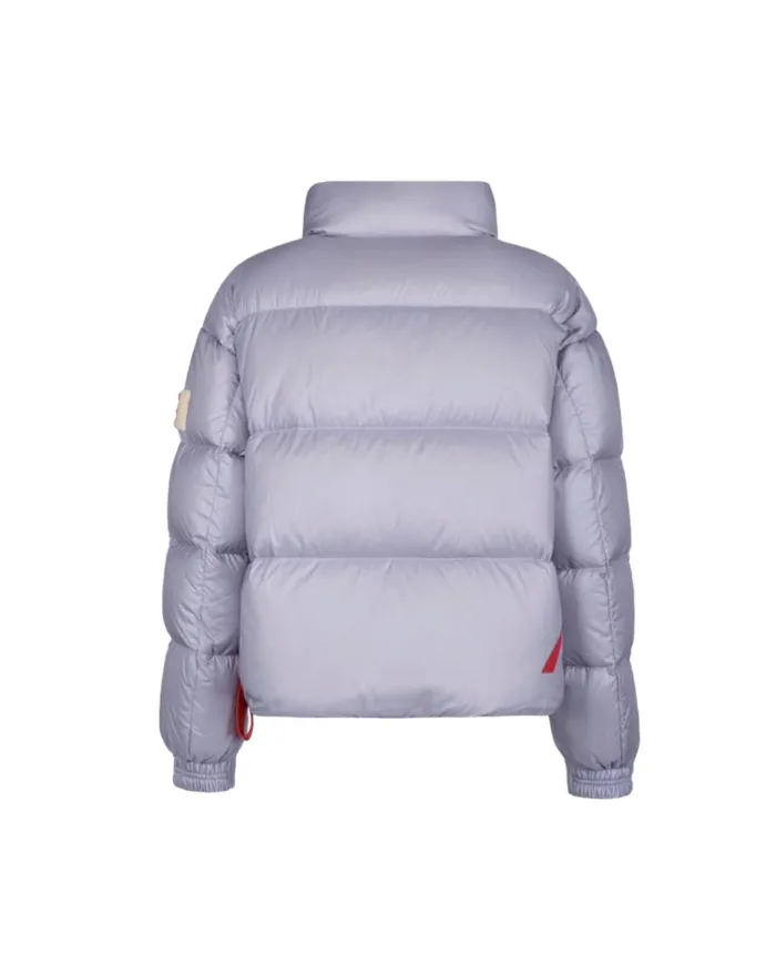 AFTER LABEL Piumino Donna TURKUN051 AI 25/26 a collo alto in piuma d'oca e nylon lucido 710 CELESTE AFTER LABEL Piumino Donna TURKUN051 AI 25/26 a collo alto in piuma d'oca e nylon lucido 710 CELESTE
