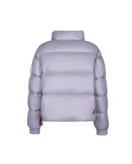 AFTER LABEL Piumino Donna TURKUN051 AI 25/26 a collo alto in piuma d'oca e nylon lucido 710 CELESTE