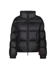 AFTER LABEL Piumino Donna TURKUN051 AI 25/26 a collo alto in piuma d'oca e nylon lucido 999 NERO