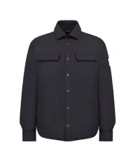 AFTER LABEL Overshirt Uomo BELLUNON7864 AI 25/26 regular con colletto 999 BLACK