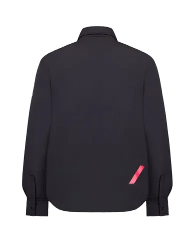 AFTER LABEL Overshirt Uomo BELLUNON7864 AI 25/26 regular con colletto 999 BLACK AFTER LABEL Overshirt Uomo BELLUNON7864 AI 25/26 regular con colletto 999 BLACK