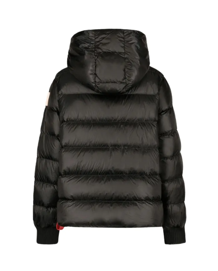 AFTER LABEL Piumino Donna BLAINEN5185 AI 25/26 lucido con cappuccio in piuma e nylon 999 BLACK AFTER LABEL Piumino Donna BLAINEN5185 AI 25/26 lucido con cappuccio in piuma e nylon 999 BLACK