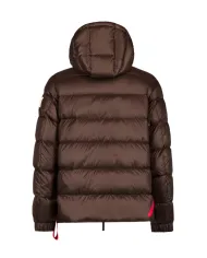 AFTER LABEL Piumino Uomo VERBIERN051 AI 25/26 regular trapuntato con cappuccio regolabile 290 CACAO