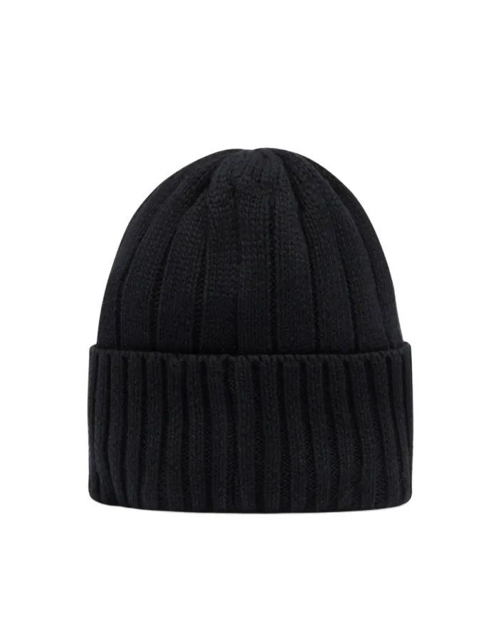 SAVE THE DUCK Berretto Uomo DY0107U COTT21 JO AI 25/26 in cotone con logo 10000 BLACK SAVE THE DUCK Berretto Uomo DY0107U COTT21 JO AI 25/26 in cotone con logo 10000 BLACK
