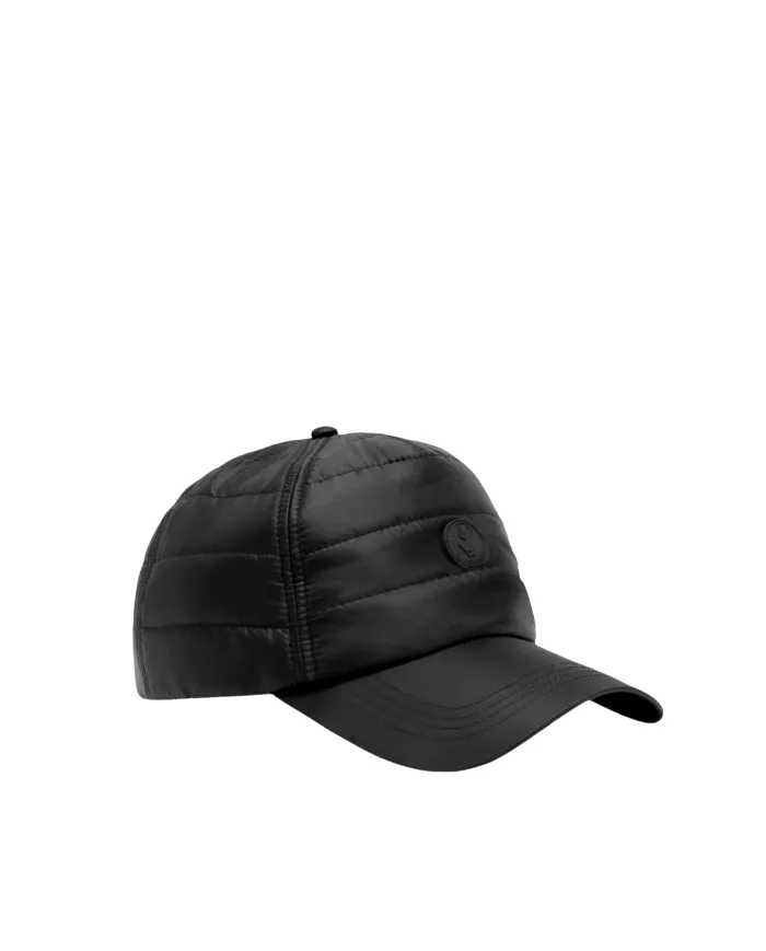 SAVE THE DUCK Cappellino Uomo DY1484U IRIS21 ACHILLEA AI 25/26 con visiera in nylon lucido trapuntato 10000 BLACK SAVE THE DUCK Cappellino Uomo DY1484U IRIS21 ACHILLEA AI 25/26 con visiera in nylon lucido trapuntato 10000 BLACK