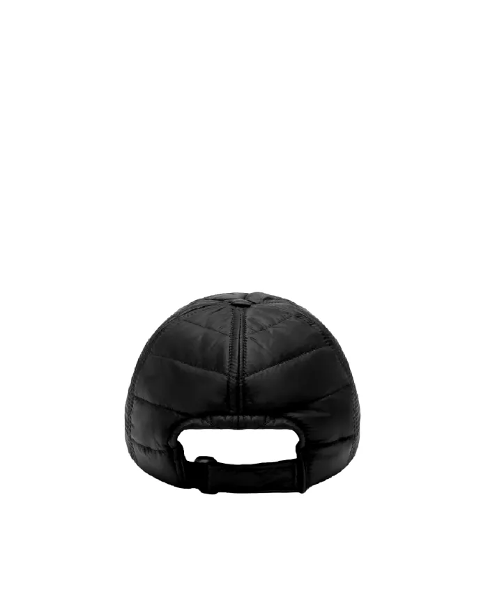 SAVE THE DUCK Cappellino Uomo DY1484U IRIS21 ACHILLEA AI 25/26 con visiera in nylon lucido trapuntato 10000 BLACK SAVE THE DUCK Cappellino Uomo DY1484U IRIS21 ACHILLEA AI 25/26 con visiera in nylon lucido trapuntato 10000 BLACK