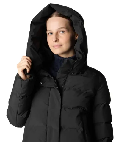 SAVE THE DUCK Parka Donna P32533W LEAF21 ARENA AI 25/26 corto con cappuccio 10000 BLACK SAVE THE DUCK Parka Donna P32533W LEAF21 ARENA AI 25/26 corto con cappuccio 10000 BLACK