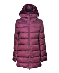SAVE THE DUCK Piumino Donna D0280W JADE21 MATILDA AI 25/26 nylon regular con cappuccio pelliccia 70011 WINE RED SAVE THE DUCK Piumino Donna D0280W JADE21 MATILDA AI 25/26 nylon regular con cappuccio pelliccia 70011 WINE RED