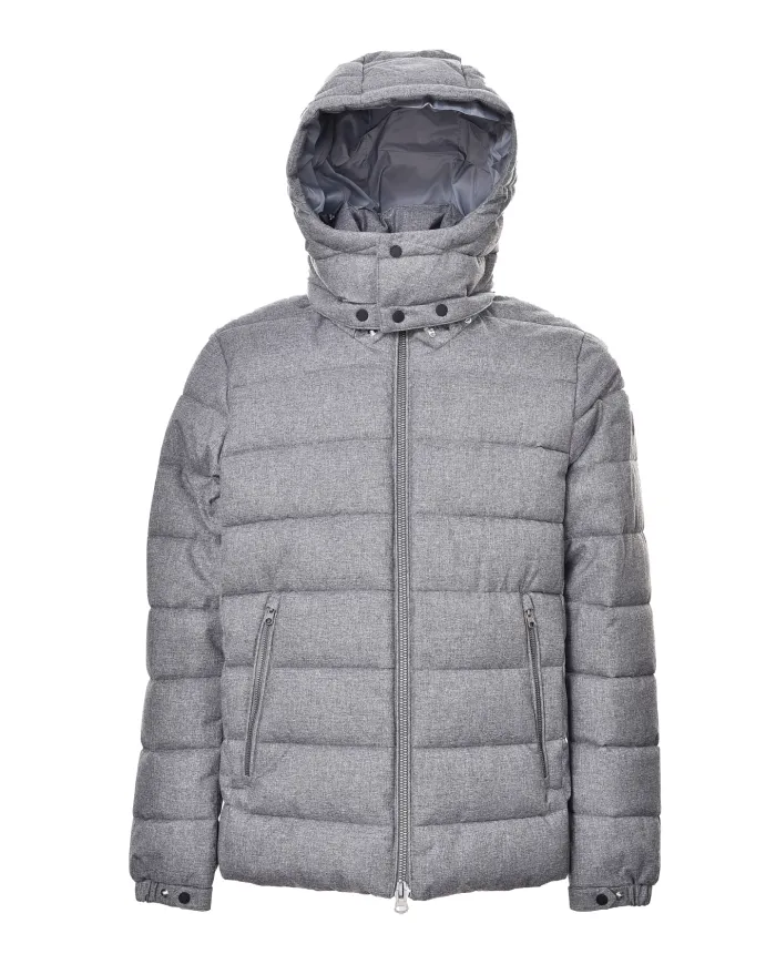 SAVE THE DUCK Piumino Uomo D31653M FLAN21 CONSTANTIN AI 25/26 comfort cappuccio con chiusura 10042 mid grey melange