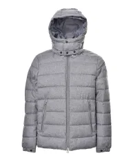 SAVE THE DUCK Piumino Uomo D31653M FLAN21 CONSTANTIN AI 25/26 comfort cappuccio con chiusura 10042 mid grey melange SAVE THE DUCK Piumino Uomo D31653M FLAN21 CONSTANTIN AI 25/26 comfort cappuccio con chiusura 10042 mid grey melange