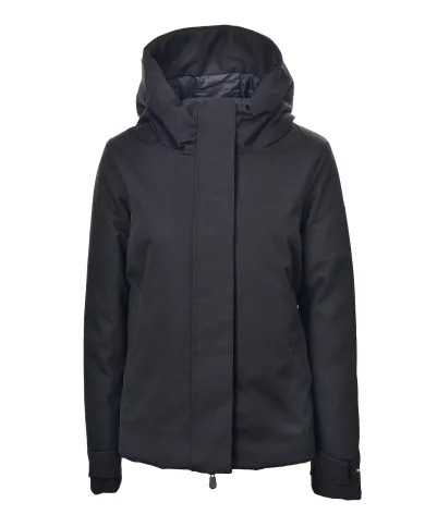 SAVE THE DUCK Piumino Donna D32432W WULY21 LUA AI 25/26 regular con cappuccio 10000 BLACK SAVE THE DUCK Piumino Donna D32432W WULY21 LUA AI 25/26 regular con cappuccio 10000 BLACK