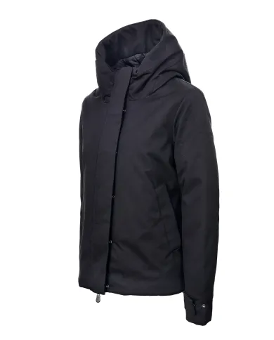 SAVE THE DUCK Piumino Donna D32432W WULY21 LUA AI 25/26 regular con cappuccio 10000 BLACK SAVE THE DUCK Piumino Donna D32432W WULY21 LUA AI 25/26 regular con cappuccio 10000 BLACK