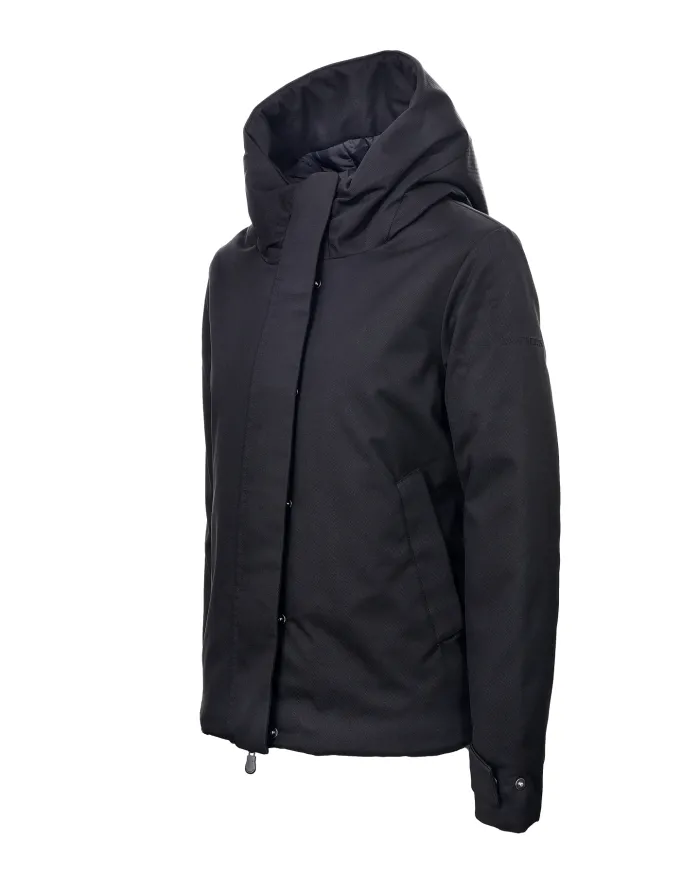 SAVE THE DUCK Piumino Donna D32432W WULY21 LUA AI 25/26 regular con cappuccio 10000 BLACK